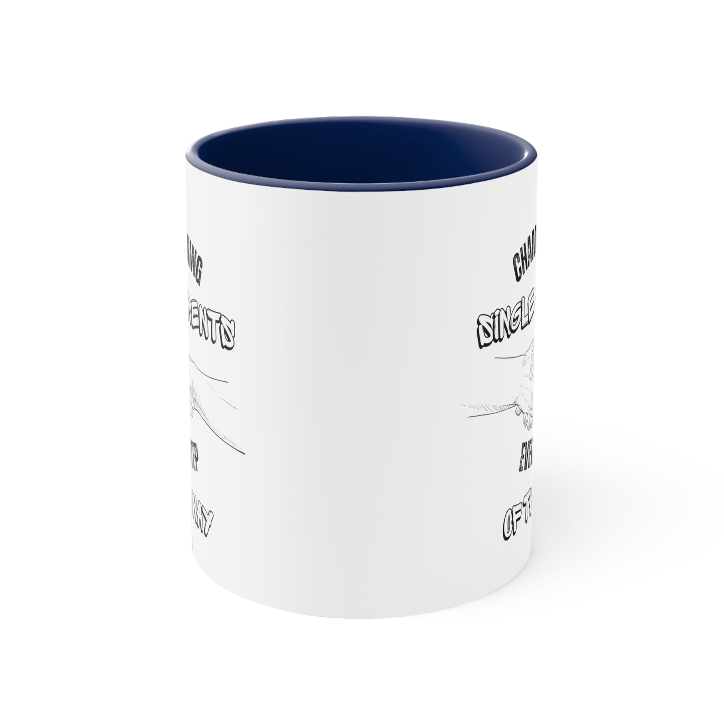 Accent Coffee Mug - Championing Single Parents, Every Step of the Way