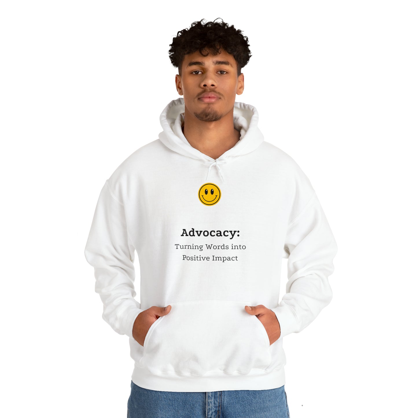 Unisex Hooded Sweatshirt - Advocacy: Turning Words into Positive Impact