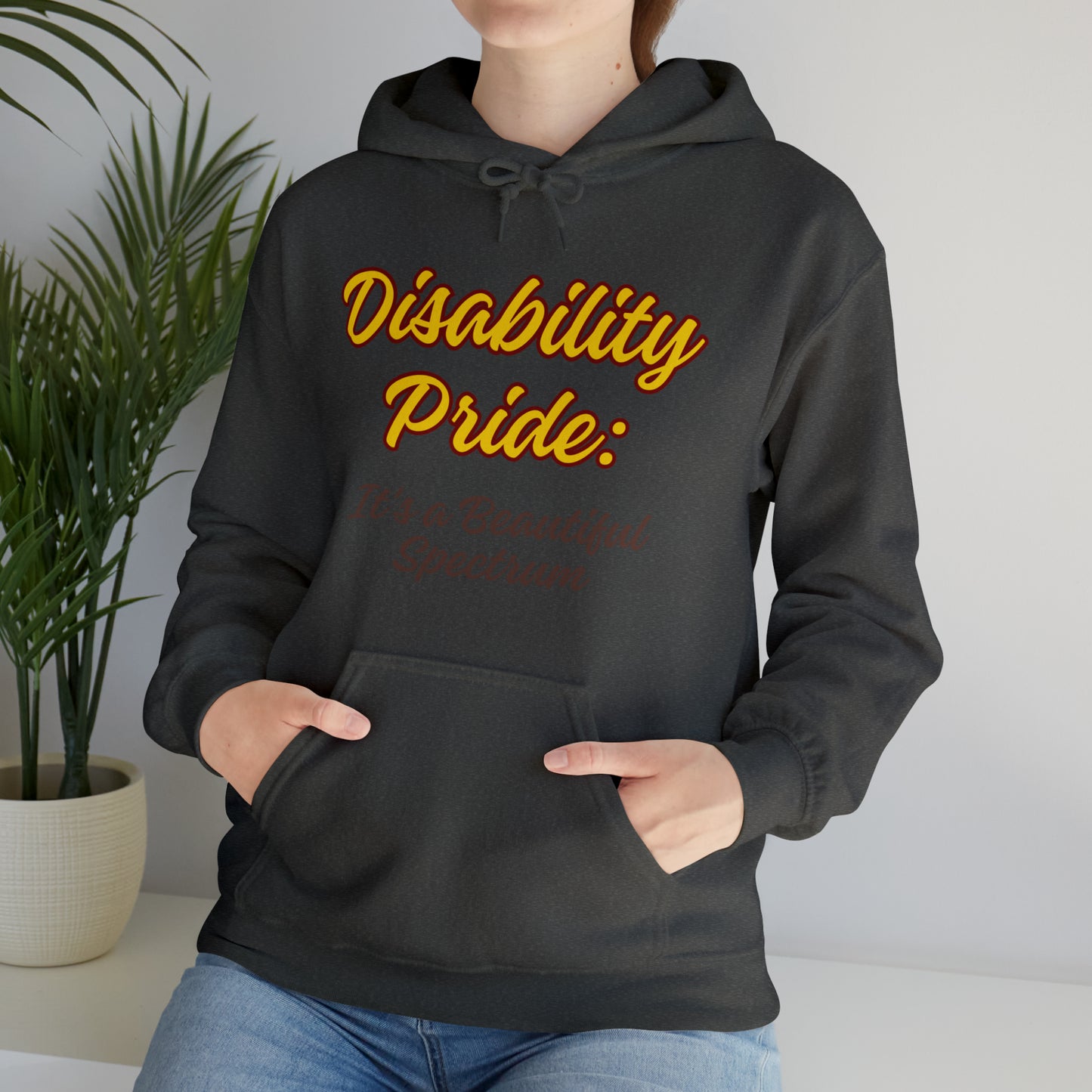 Unisex Hooded Sweatshirt - Disability Pride: It's a Beautiful Spectrum