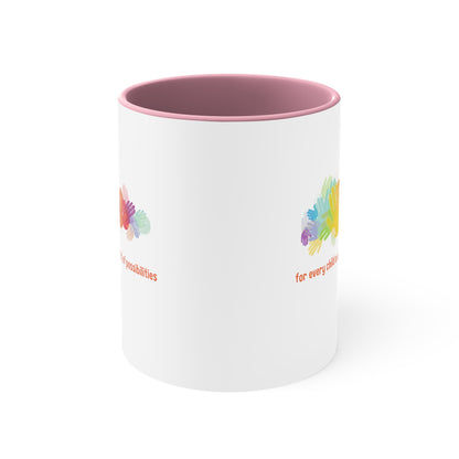 Accent Coffee Mug - For Every Child, a World of Possibilities