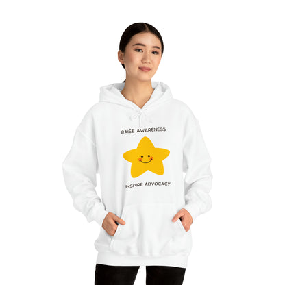 Unisex Hooded Sweatshirt - Raise Awareness, Inspire Advocacy