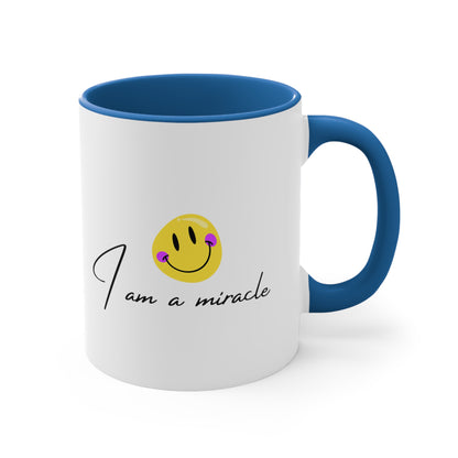 Accent Coffee Mug - I am a miracle