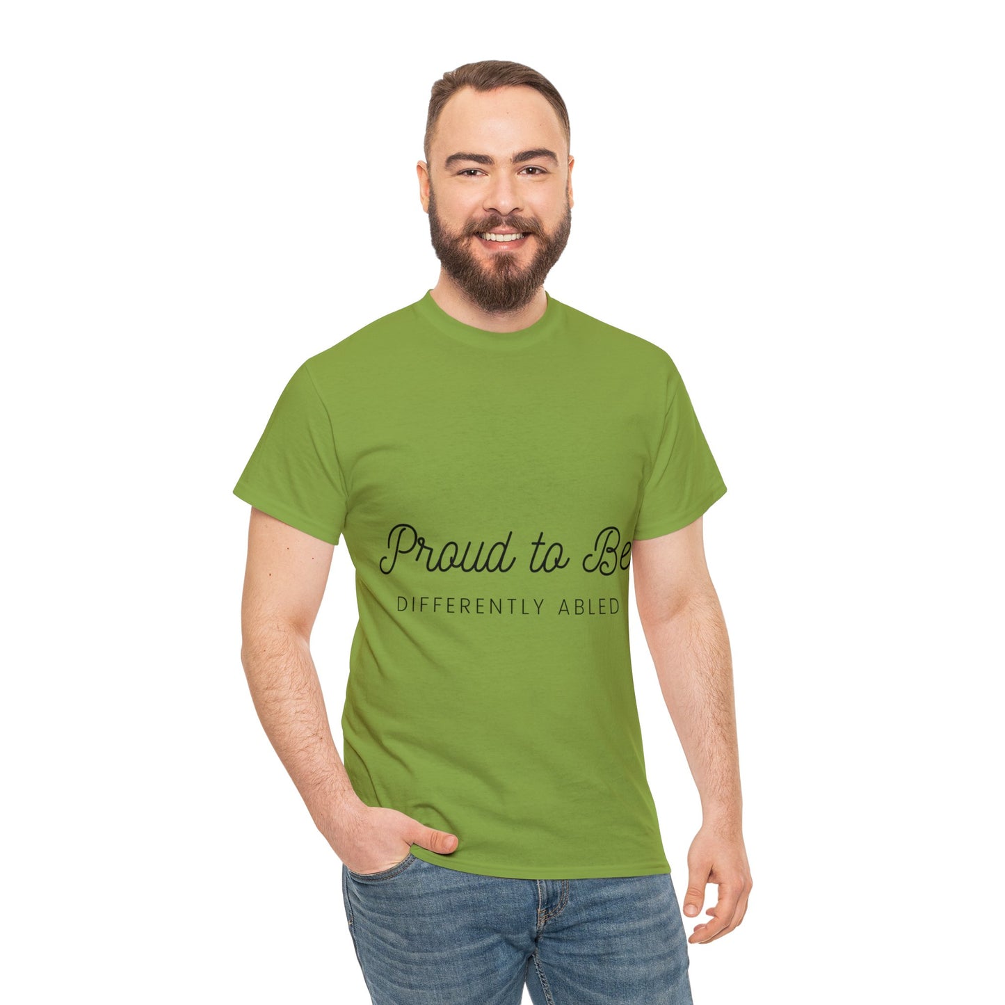 Unisex T-Shirt - Proud to Be Differently Abled