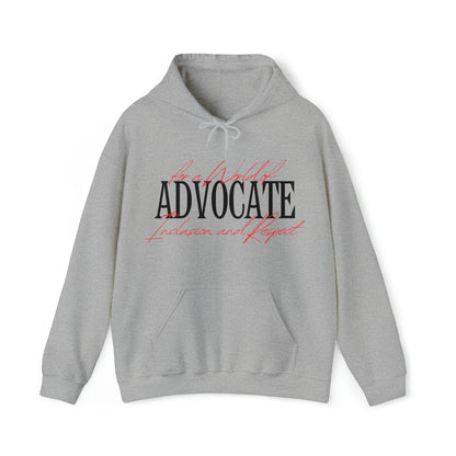 Unisex Hooded Sweatshirt - Advocate for a World of Inclusion and Respect