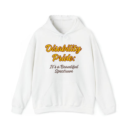 Unisex Hooded Sweatshirt - Disability Pride: It's a Beautiful Spectrum