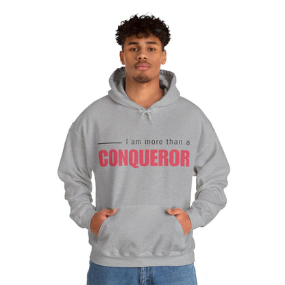 Unisex Hooded Sweatshirt - I am more than a conqueror