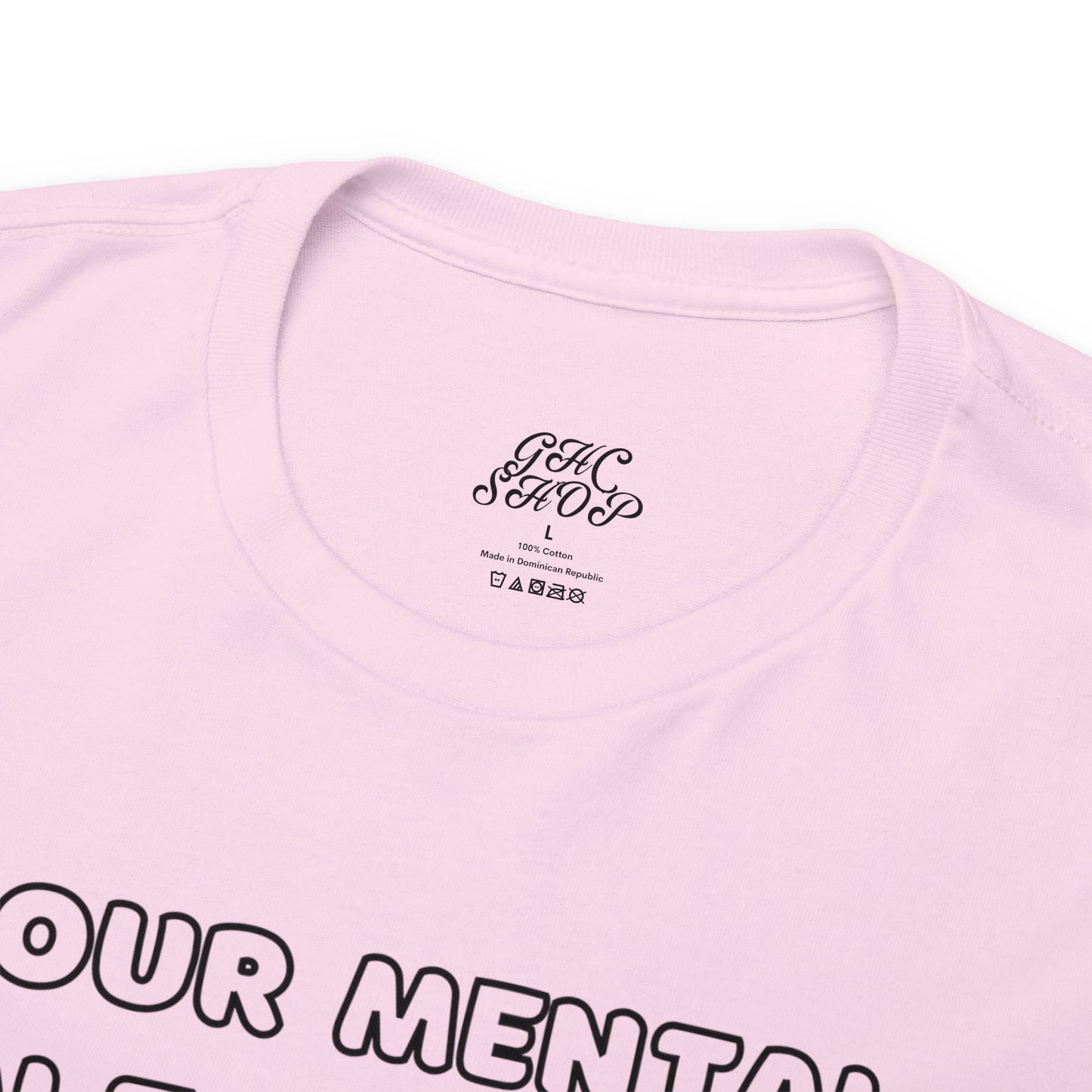 Unisex Heavy Cotton Tee - Your Mental Health Matters, You Matter