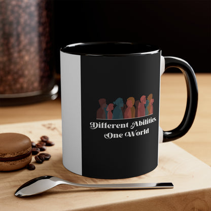 Accent Coffee Mug - Different Abilities, One World