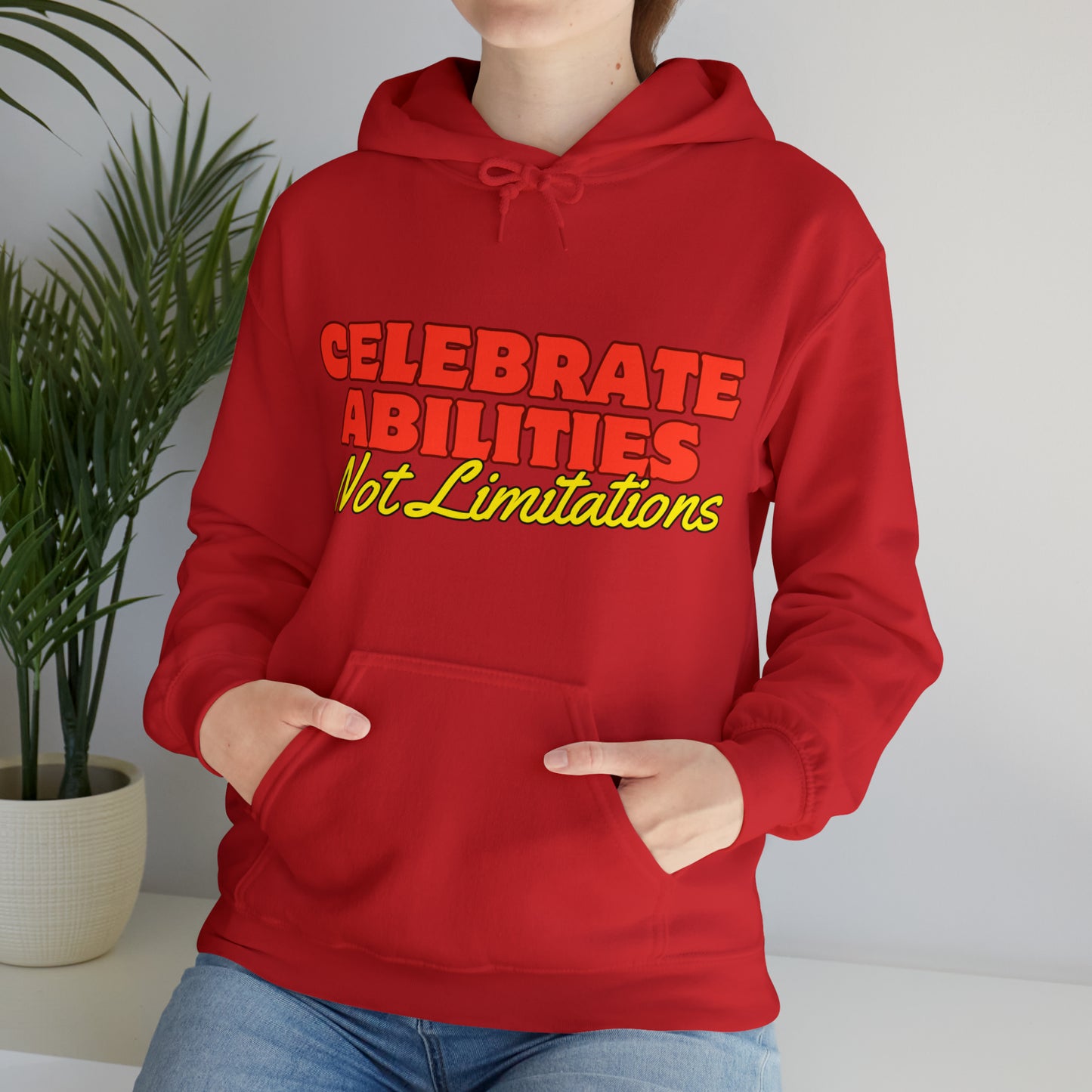 Unisex Hooded Sweatshirt - Celebrate Abilities, Not Limitations