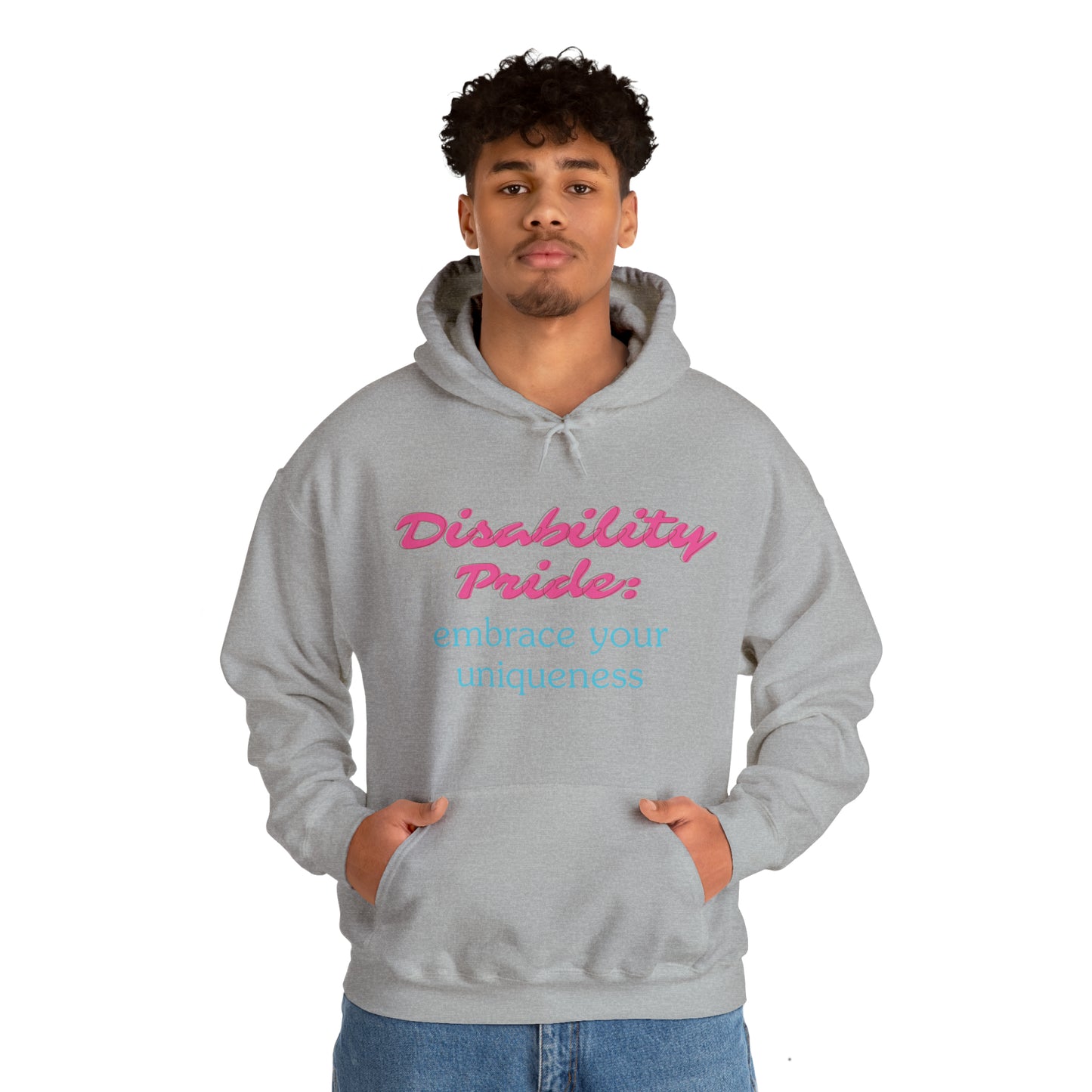 Unisex Hooded Sweatshirt - Disability Pride: Embrace Your Uniqueness