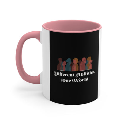 Accent Coffee Mug - Different Abilities, One World