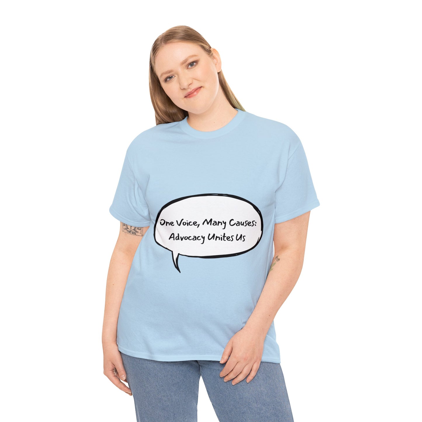 Unisex T-Shirt - One Voice, Many Causes: Advocacy Unites Us