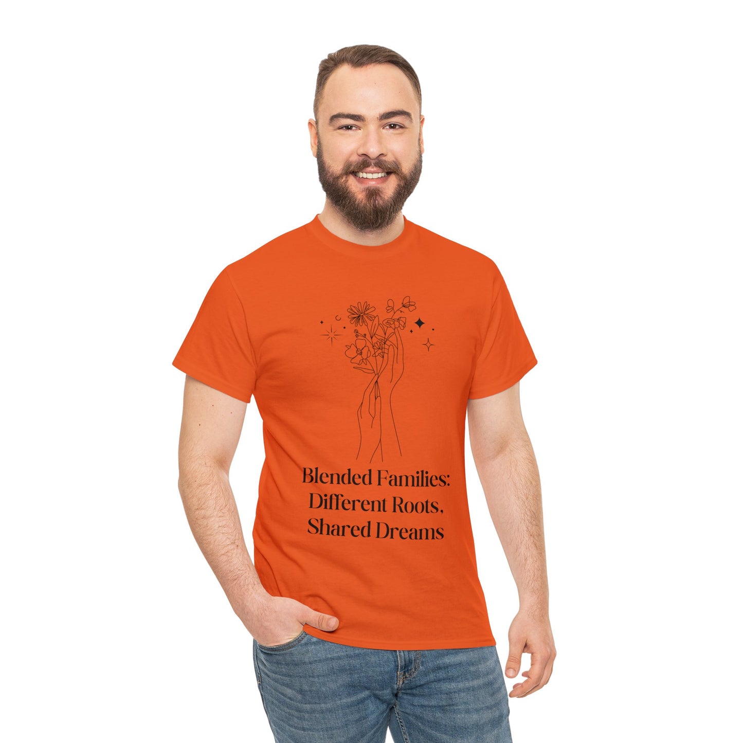 Unisex T-Shirt - Blended Families: Different Roots, Shared Dreams