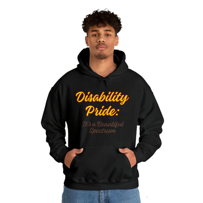 Unisex Hooded Sweatshirt - Disability Pride: It's a Beautiful Spectrum