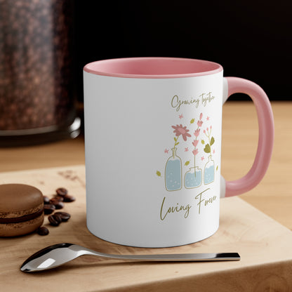 Accent Coffee Mug - Growing Together, Loving Forever