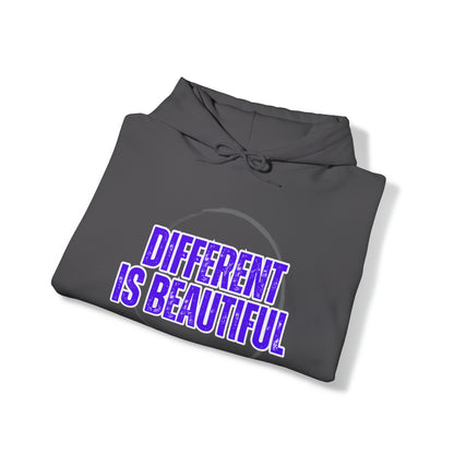 Unisex Hooded Sweatshirt - Different is Beautiful