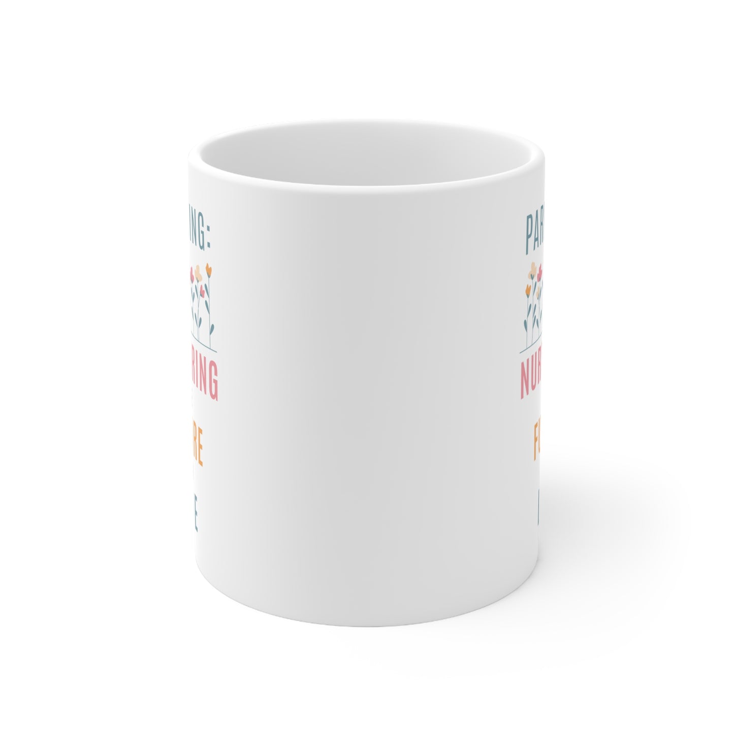 Accent Coffee Mug - Parenting: Nurturing the Future with Love