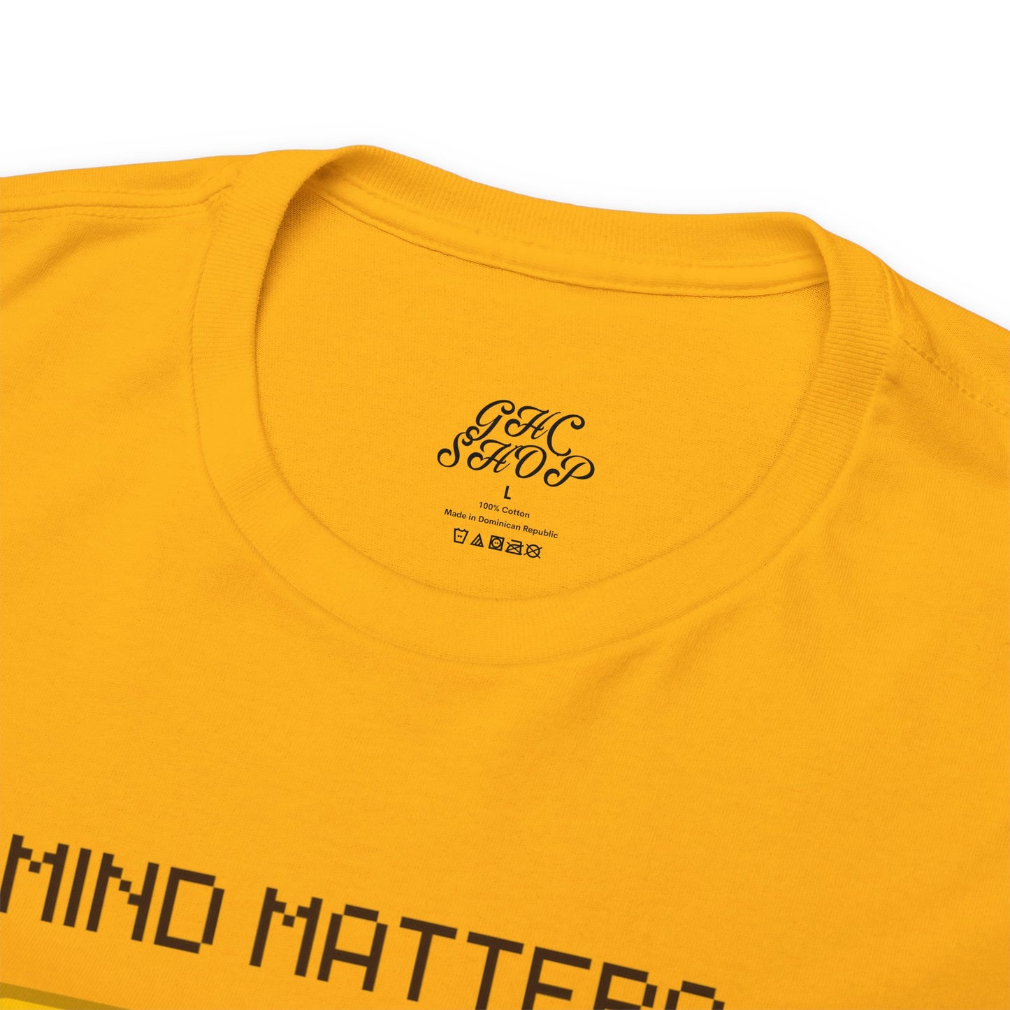 Unisex Heavy Cotton Tee - Mind Matters: Let's Prioritize Mental Wellness Together