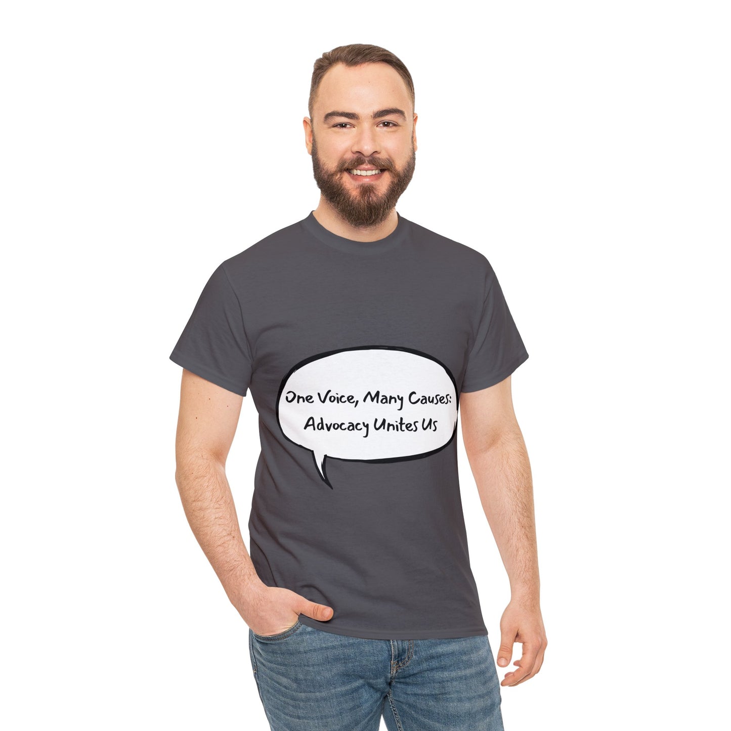 Unisex T-Shirt - One Voice, Many Causes: Advocacy Unites Us