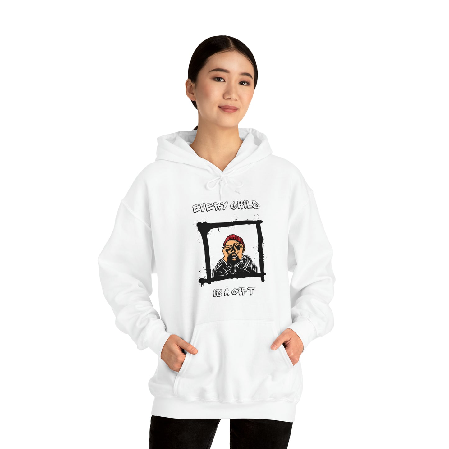 Unisex Hooded Sweatshirt - Every Child is a Gift