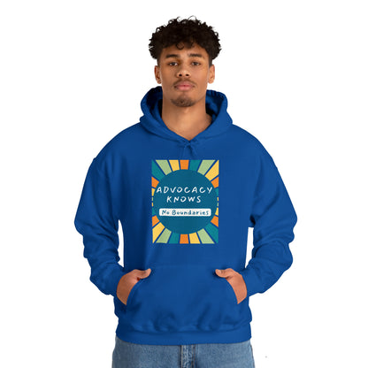 Unisex Hooded Sweatshirt - Advocacy Knows No Boundaries