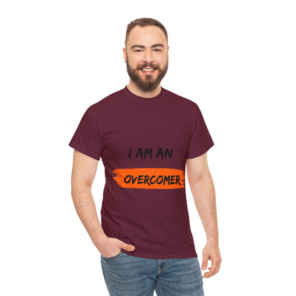 Unisex Heavy Cotton Tee -  I am an overcomer