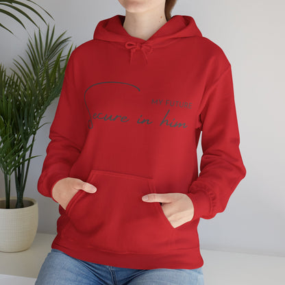 Unisex Hooded Sweatshirt - My future secure in Him