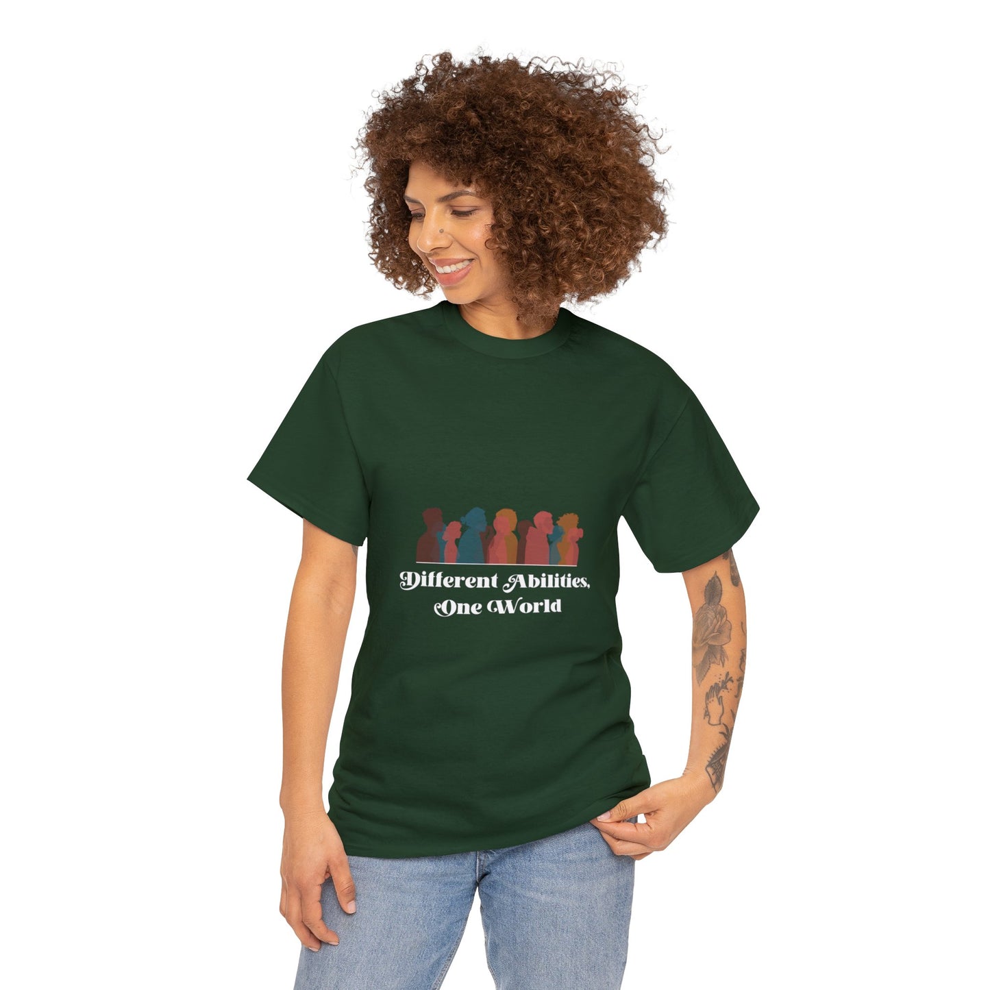 Unisex T-Shirt - Different Abilities, One World