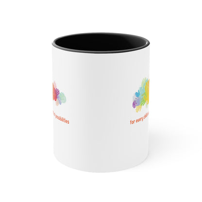 Accent Coffee Mug - For Every Child, a World of Possibilities