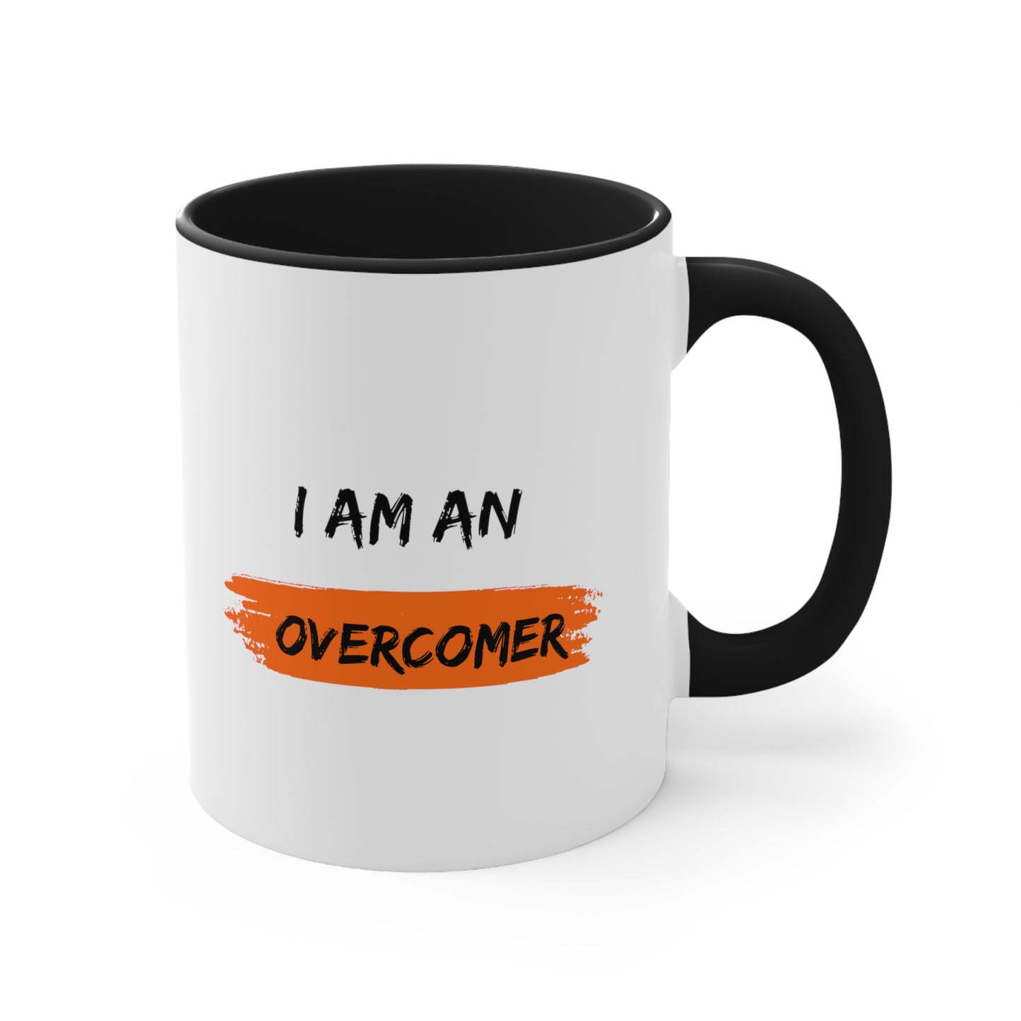 Accent Coffee Mug -  I am an overcomer