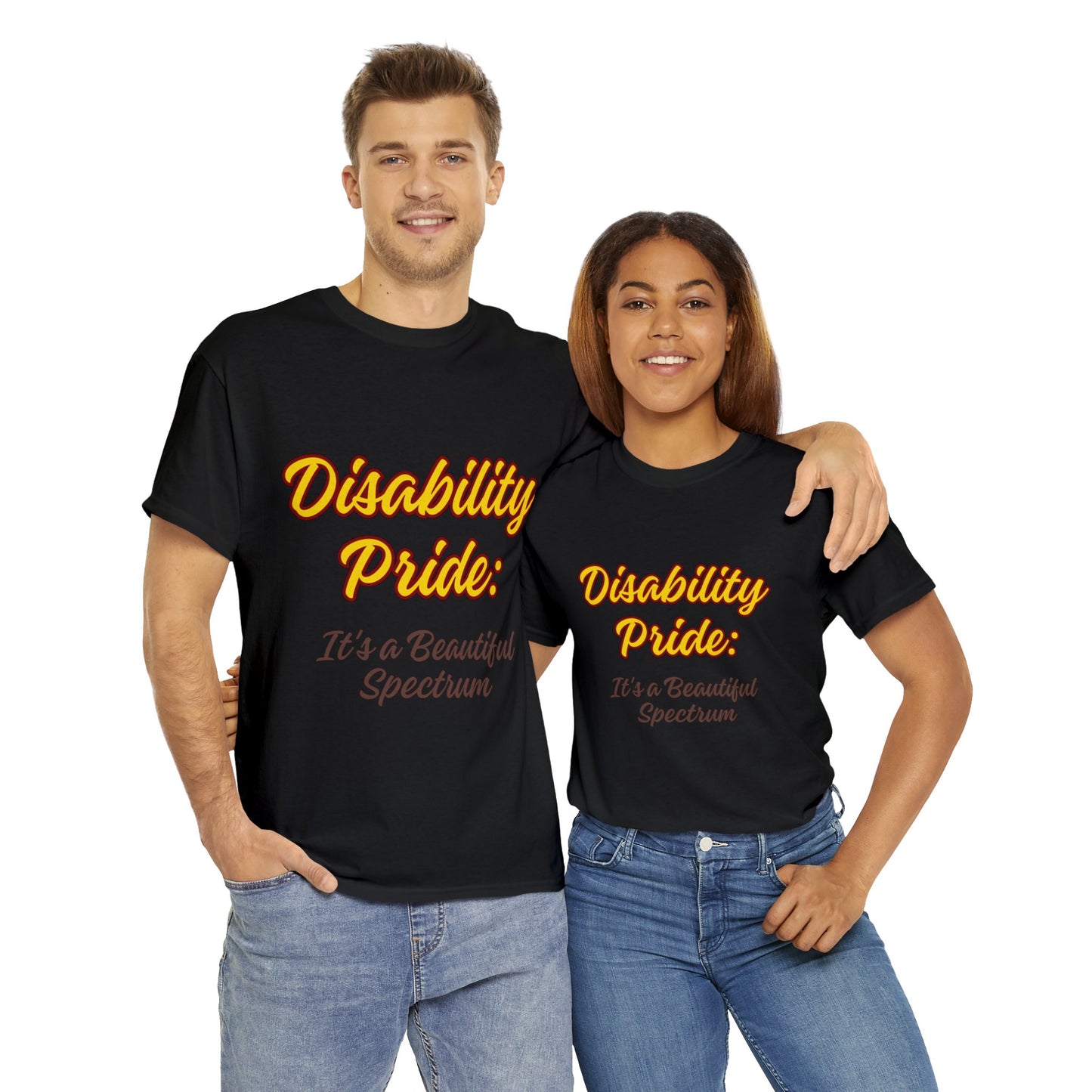 Unisex T-Shirt - Disability Pride: It's a Beautiful Spectrum