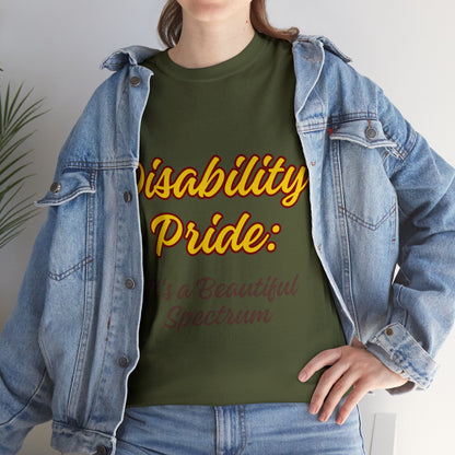 Unisex T-Shirt - Disability Pride: It's a Beautiful Spectrum