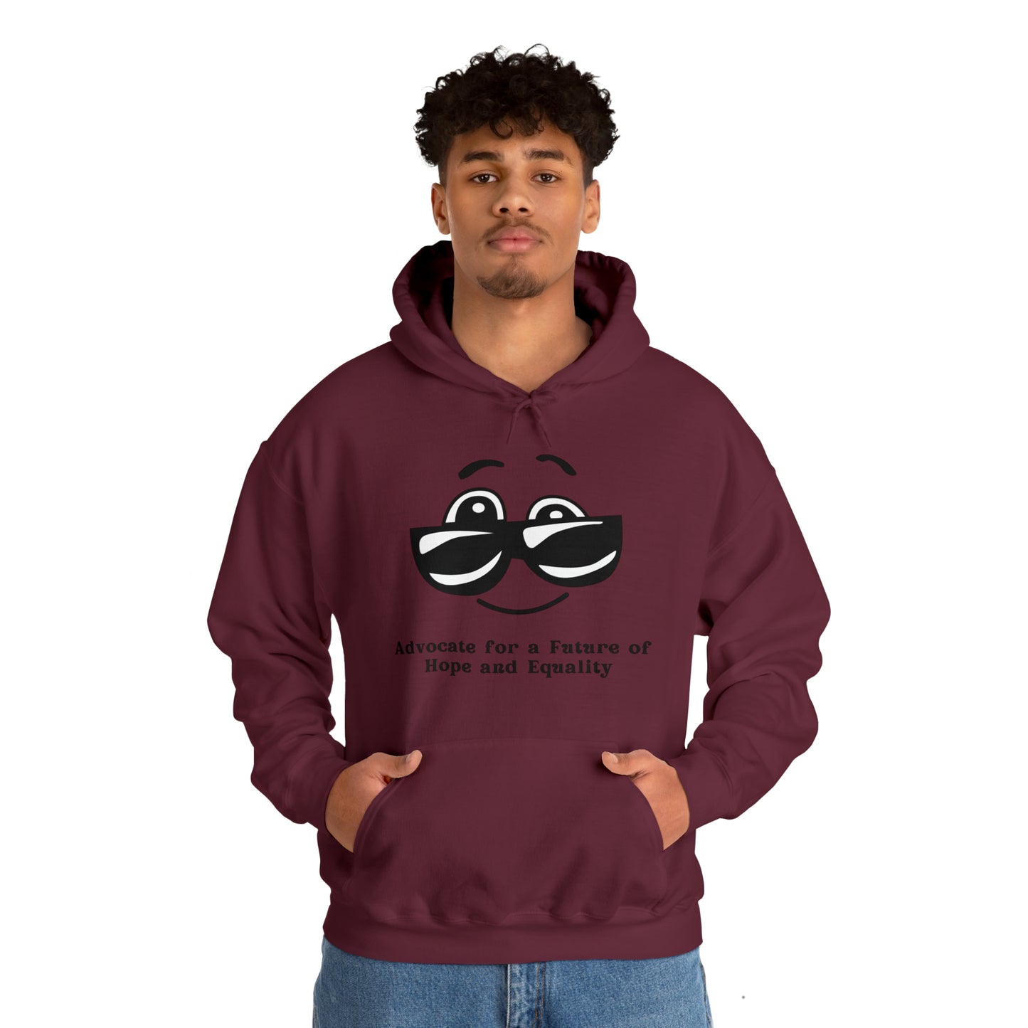 Unisex Hooded Sweatshirt - Advocate for a Future of Hope and Equality