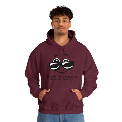 Unisex Hooded Sweatshirt - Advocate for a Future of Hope and Equality