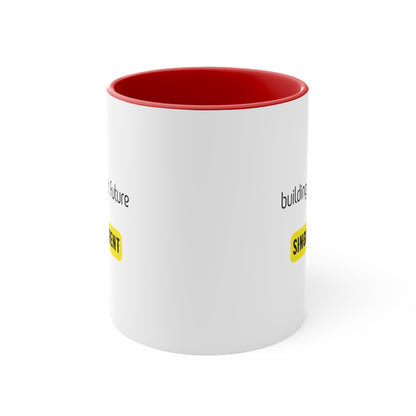 Accent Coffee Mug - Building Bright Futures as a Single Parent