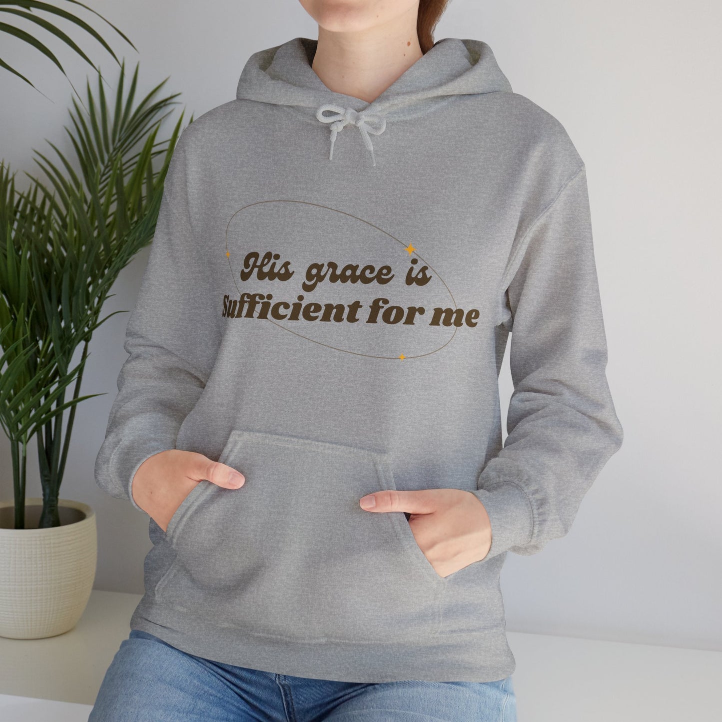 Unisex Hooded Sweatshirt - His grace is sufficient for me