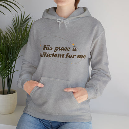 Unisex Hooded Sweatshirt - His grace is sufficient for me