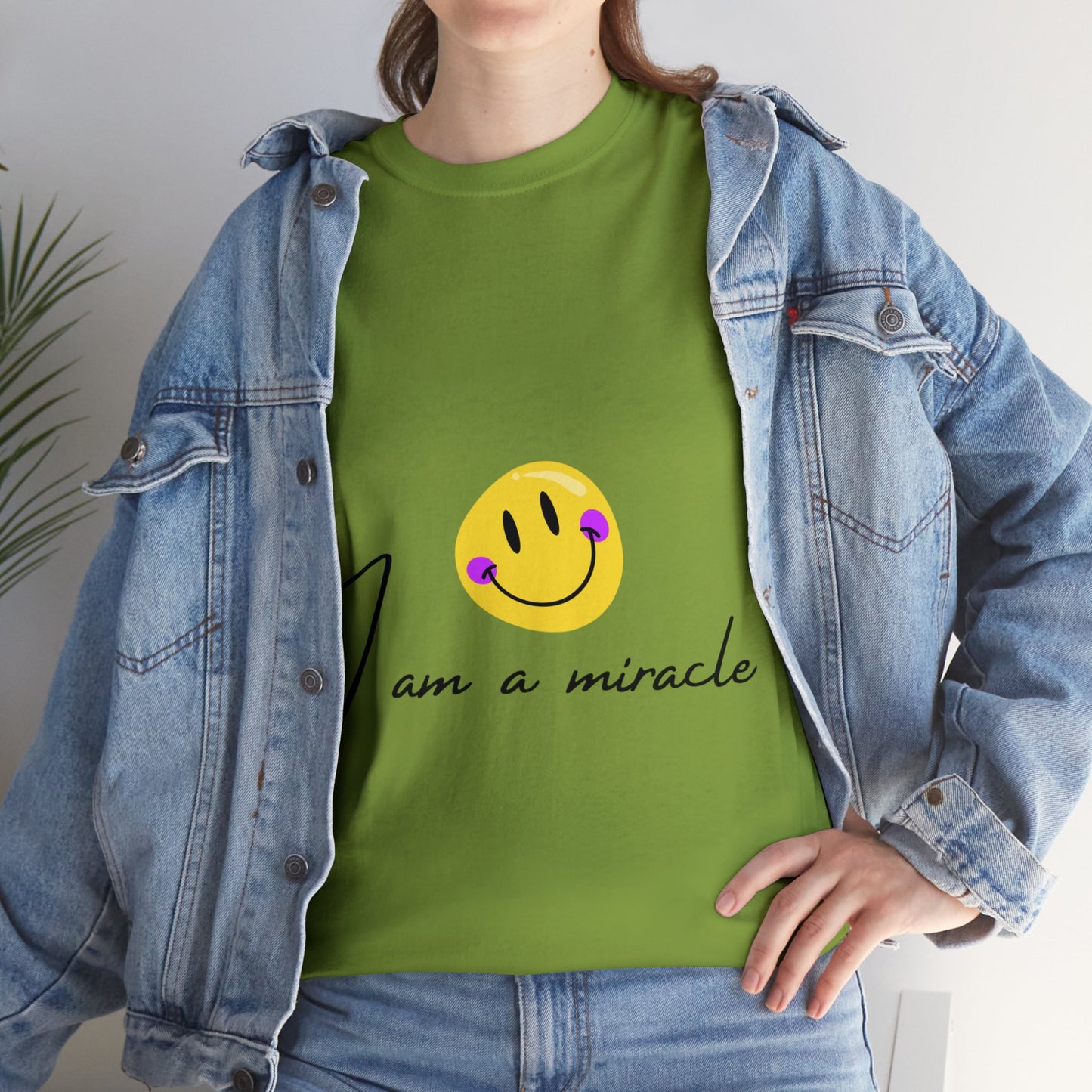 Unisex Heavy Cotton Tee - I am a miracle