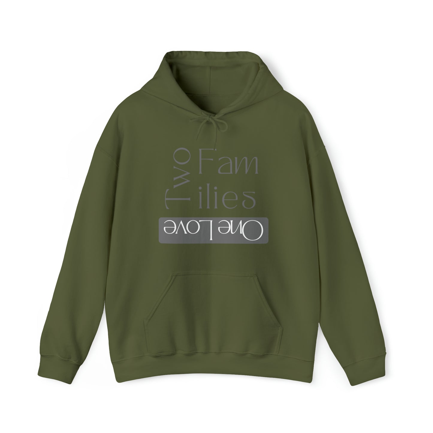 Unisex Hooded Sweatshirt - Two Families, One Love