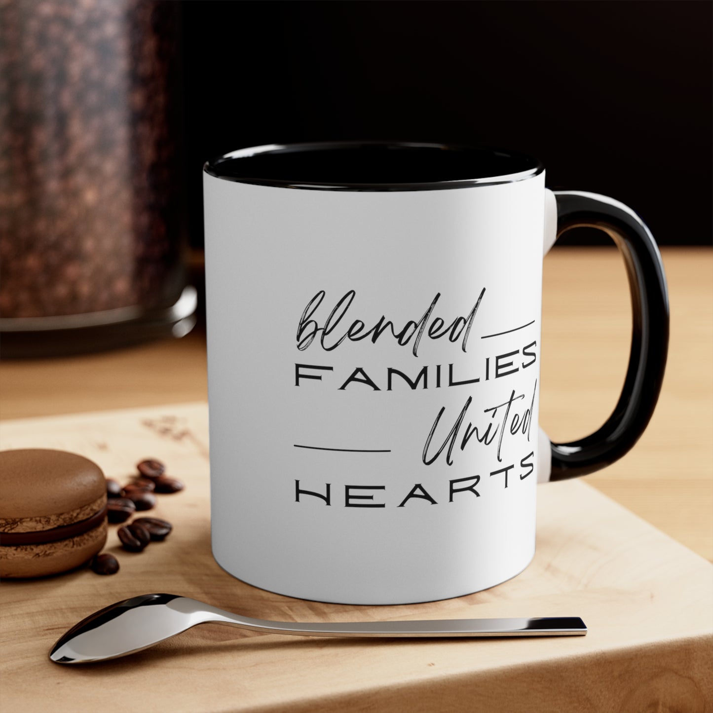 Accent Coffee Mug - Blended Families, United Hearts