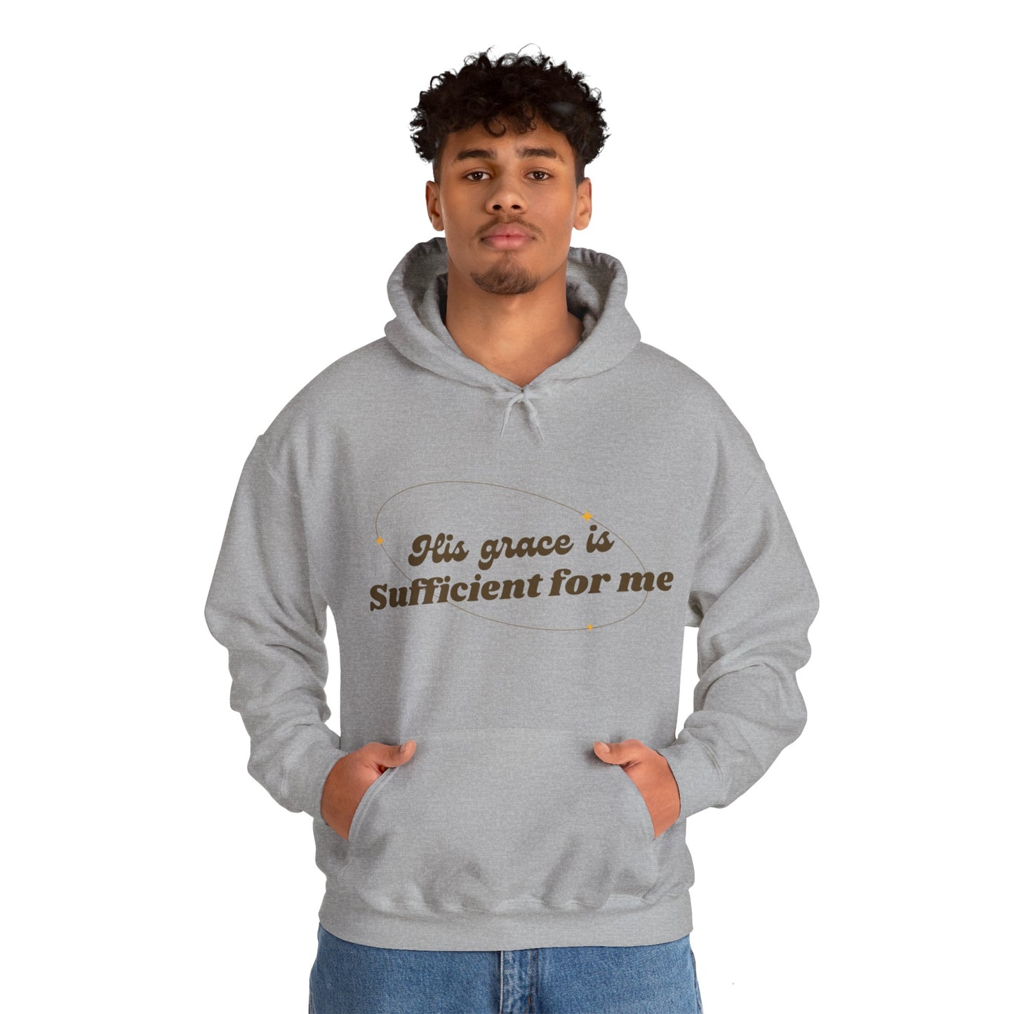 Unisex Hooded Sweatshirt - His grace is sufficient for me