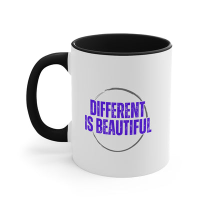 Accent Coffee Mug - Different is Beautiful