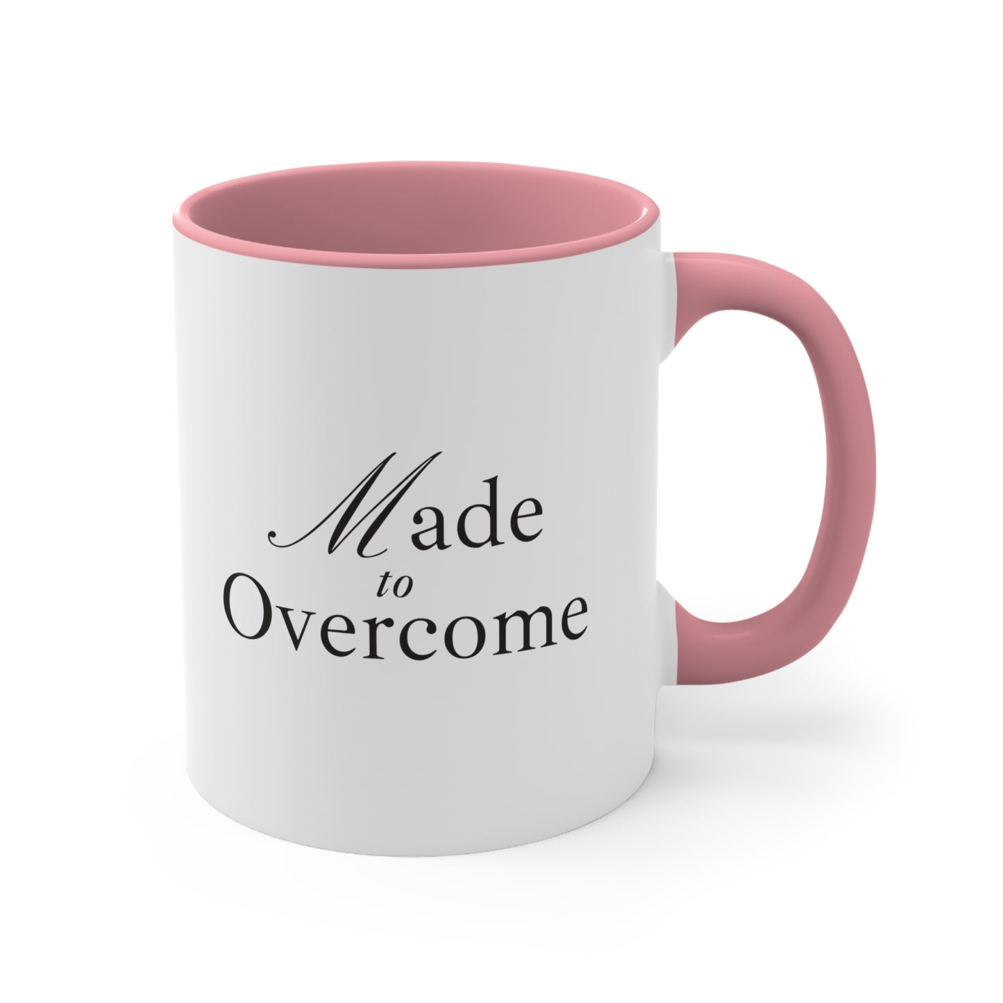 Accent Coffee Mug - Made to overcome