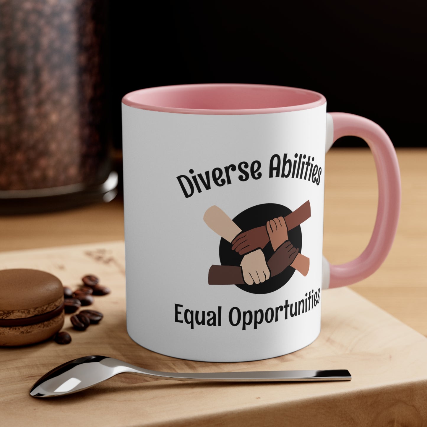 Accent Coffee Mug - Diverse Abilities, Equal Opportunities