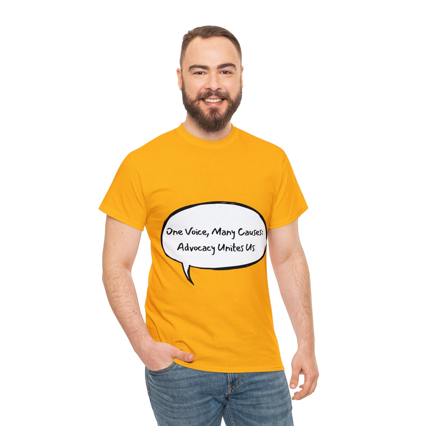 Unisex T-Shirt - One Voice, Many Causes: Advocacy Unites Us