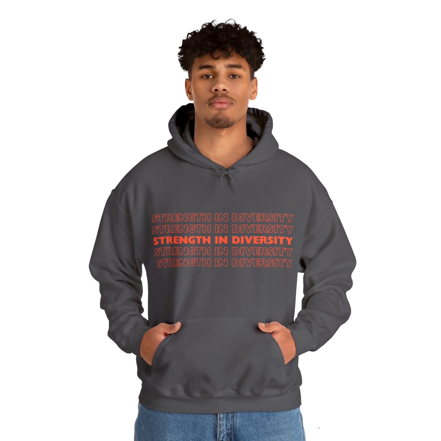 Unisex Hooded Sweatshirt - Strength in Diversity