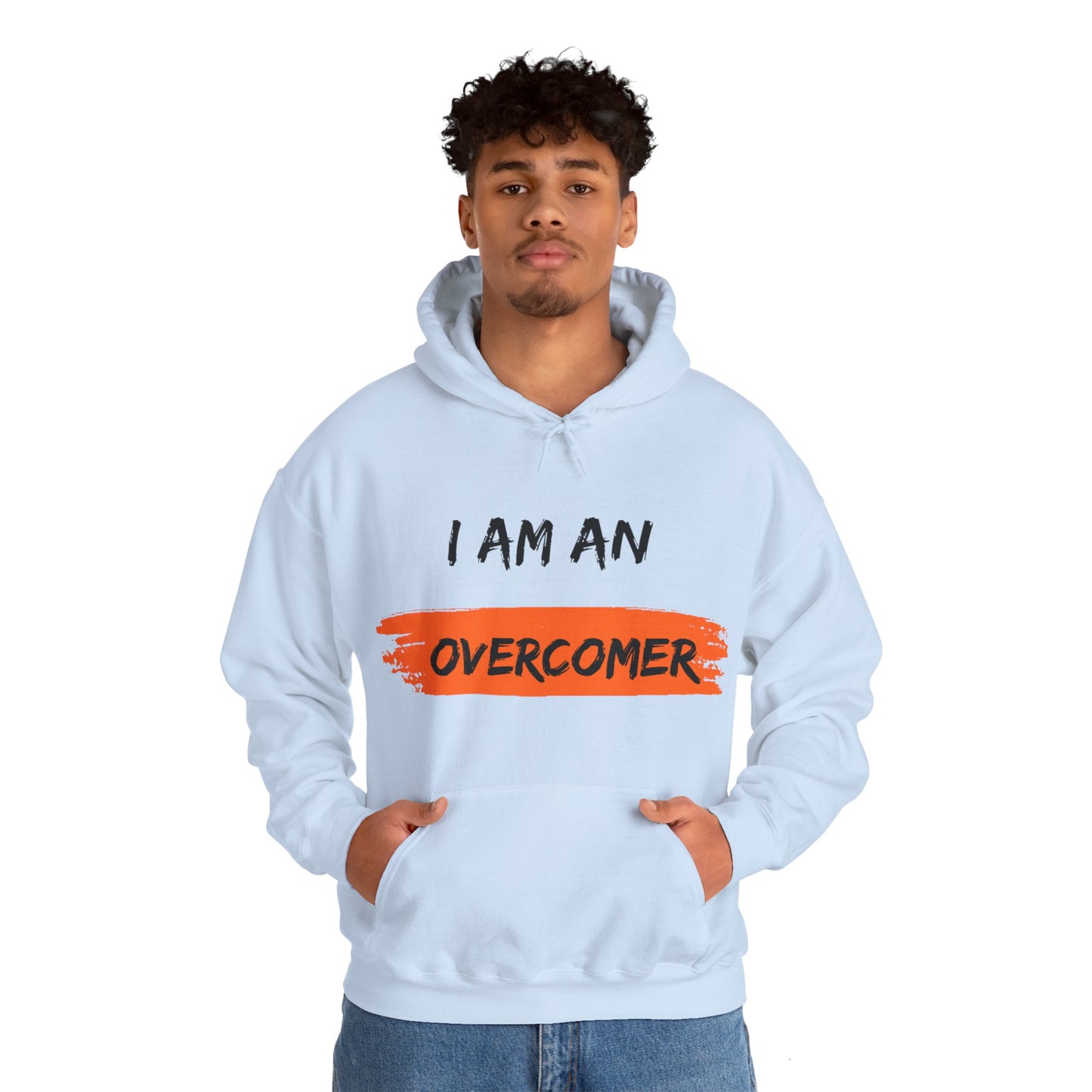 Unisex Hooded Sweatshirt -  I am an overcomer