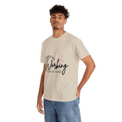 Unisex Heavy Cotton Tee - All things are working for my good