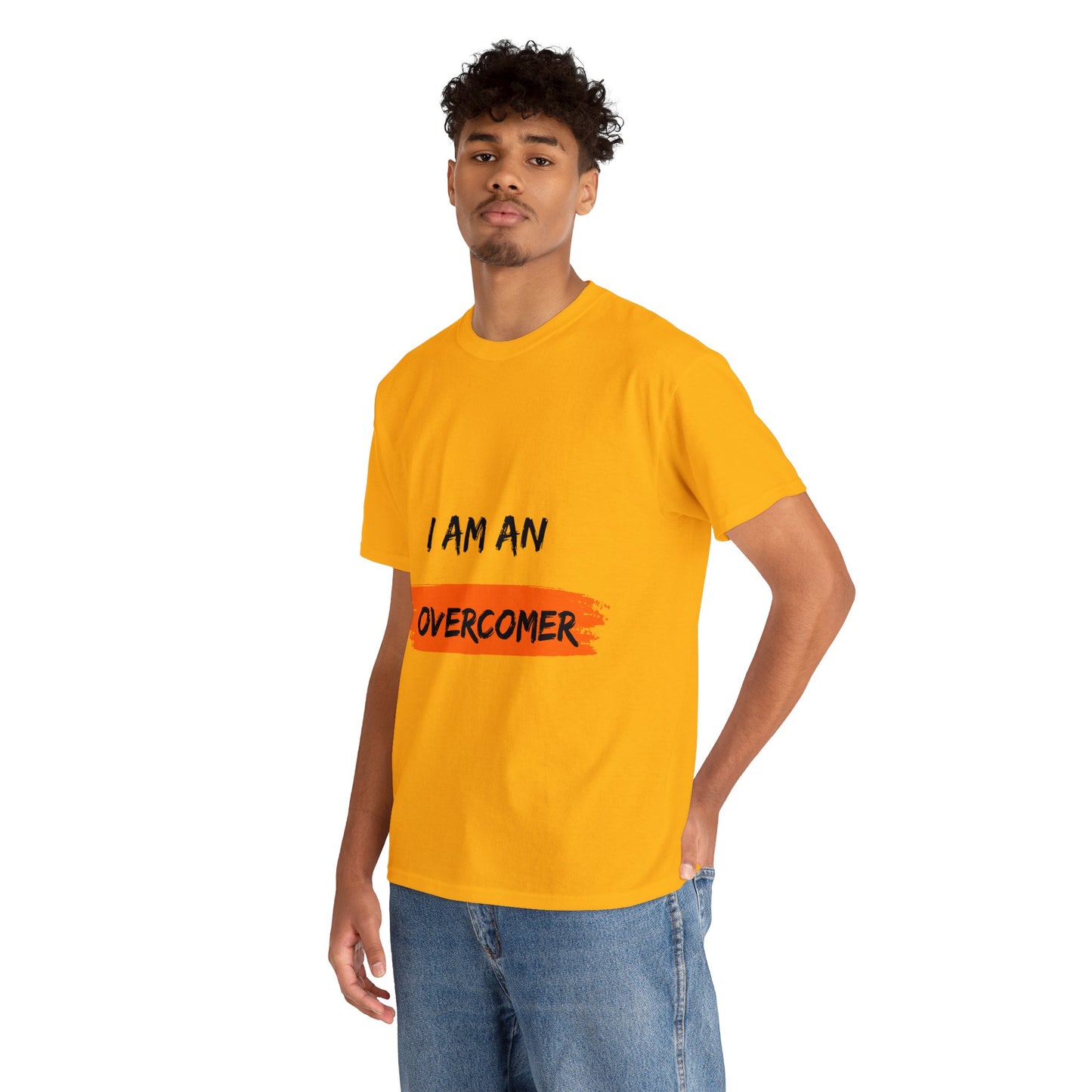 Unisex Heavy Cotton Tee -  I am an overcomer