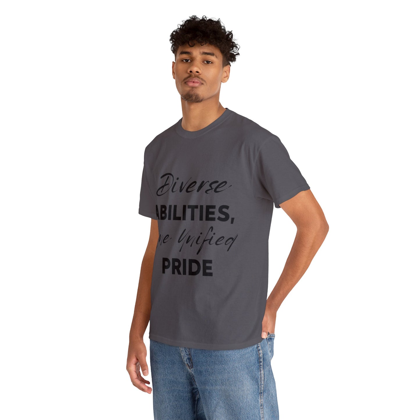 Unisex T-Shirt - Diverse Abilities, One Unified Pride